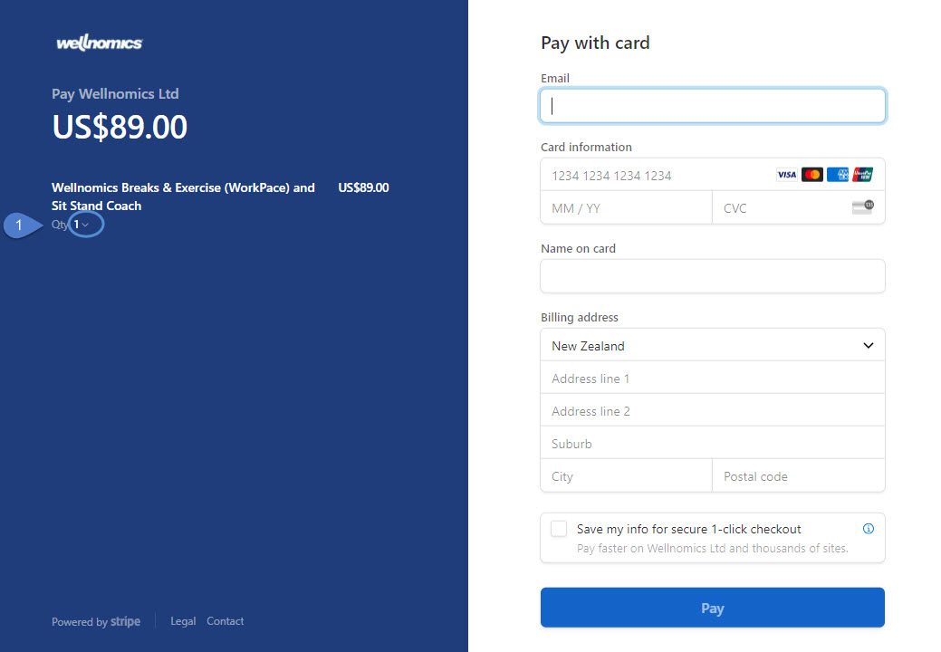 Purchase USD Wellnomics